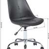 Black Modern Swivel Leather Pad Eames Chair thumb 5