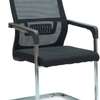 Office seats: medium back mesh conference room seat thumb 2