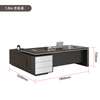 Office Desk: 1800MM Generous Executive Directors Desk thumb 1