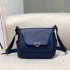 BR11 Faux Leather Crossbody Bag with Heart Clasp thumb 0