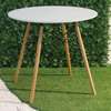 Dining Table : Round White Dining Table thumb 2