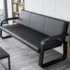 Office sofa: Modern Leather Reception Sofa thumb 7