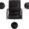 HB High Quality Leather Visitor's Chair thumb 2