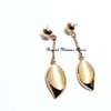 Womens Golden armlet with long dangle earrings thumb 0