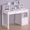 Modern customized Home office desks with a side shelf thumb 10