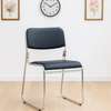 Office Chair:  Leatherette Chrome Guest Chair thumb 0