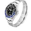 Rolex GMT Master II Batman Blue Black Bezel Steel Watch thumb 1