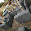 Grey five seater sofa set on sell thumb 0