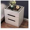 White Wooden Nordic Style Side Bedroom Cabinet thumb 0