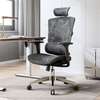 Office Chair: Modern Lumbar Support Swivel Mesh Chair thumb 0