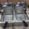 Nunix 6L+ 6L Commercial Double Stainless Steel Deep Fryer thumb 1