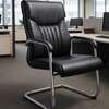 Office Chair: Leather Waiting Office Chair thumb 0