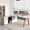Office Desk: L-Shaped Administrative Executive Office Desk thumb 3