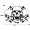 3 skull Car Hood sticker thumb 5