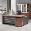 1.6m Executive Desk with Attached Storage Shelf thumb 3