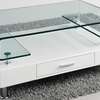 Office Table: Sleek Tempered Glass Top Coffee Table thumb 2