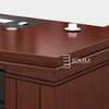 Office Desk: 200cm Mahogany Executive Desk thumb 1