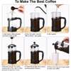 800mls French press tea & coffee maker plunger thumb 1