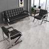 Reception Room Meeting 5 Seater Leather Office Sofa Set thumb 3