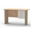 Modern Small Office Desk with Built-in Drawers thumb 2