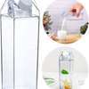 1L clear acrylic fridge bottle with tight duo lid thumb 0