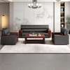 Office Sofa: 5 Seater Leather Sofa Set thumb 2