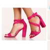 Pink Basic Ladies Pumps Open Toe Formal/Casual Shoes thumb 0