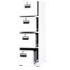 Office Cabinet: White Vertical 4 Drawer Cabinet thumb 4