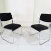 Mid Back Visitors Chair with Silver Metal Base thumb 1