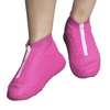 Silicon Shoe Cover Reusable With Zip Waterproof Rain Coat thumb 7