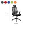 Office Chair: Ergonomic Swivel Wheels High Back Chair thumb 3