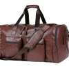 Leather  black & coffee brawn official travelling bags thumb 0