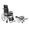 reclining commode wheelchair (durable) thumb 4