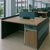 Office Desk: Two-Way Modern Workstation thumb 1