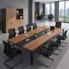 Boardroom Table: Office Boardroom Table With Wooden Top thumb 0