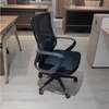 OFFICE CHAIR: Black Office Chair With Arms thumb 3