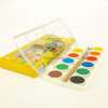 12 Colors Watercolor Paint Set with 2 Brushes thumb 0