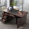 Office Desk: 1200MM Dark Mahogany Work Desk thumb 0