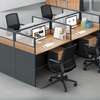Office Workstation : Ergonomic Layout Office 4-Way WorkDesk thumb 3