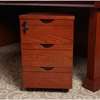 Office Desk: 2000mm Red Mahogany Executive Office Desk thumb 1