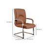 Office Chair: High Back Hideskin Long Leg Chair thumb 1