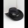 Premium Fabric Faux Leather Cowboy Hat! thumb 1