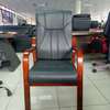 Office Chairs: Office Guest Leather Chair thumb 5