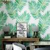wall covering green palm leaf wallpapers thumb 0
