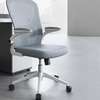 Office Chair: Gray Swivel Office Task Seat thumb 3