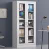 Lockable Metal 2 Glass Door Office Cabinet thumb 4