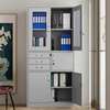 Steel Glass Doors 3 Drawers Office Cabinet With A Safe thumb 1