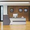 Office Desk:  200CM Reception Grey Office Desk thumb 2