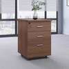 3-Drawer Mobile Pedestal in Dark Oak thumb 0
