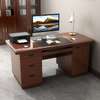 Office Desk: 1.2m Durable Engineered Wood Executive Desk thumb 1